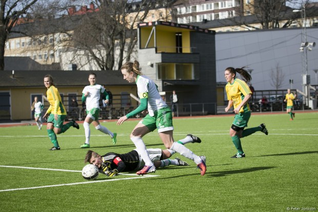 20140322 - Hammarby Damfotboll vs Bollstanäs 6 - 0