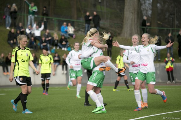 20140412 - Hammarby Damfotboll vs Hovås Billdal 3 - 0