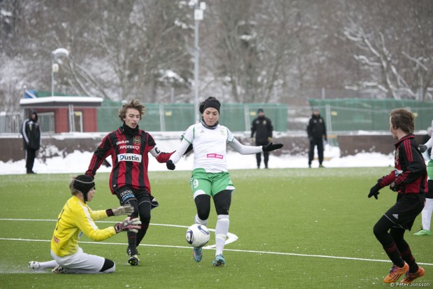 20150124 - BP P01 vs Hammarby Damfotboll 4 - 3