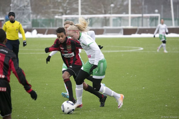 20150124 - BP P01 vs Hammarby Damfotboll 4 - 3