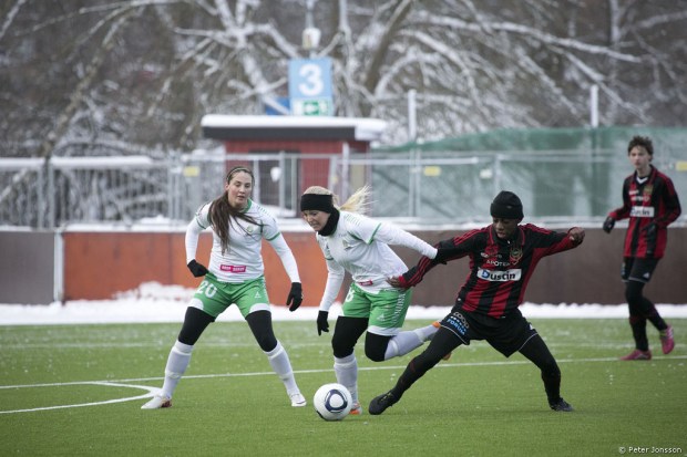20150124 - BP P01 vs Hammarby Damfotboll 4 - 3