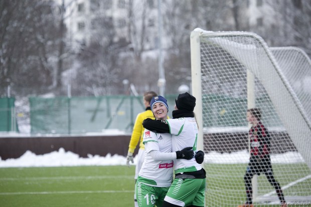 20150124 - BP P01 vs Hammarby Damfotboll 4 - 3