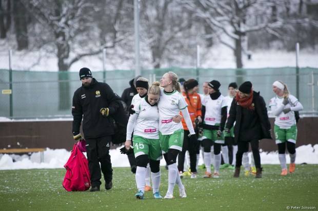 20150124 - BP P01 vs Hammarby Damfotboll 4 - 3